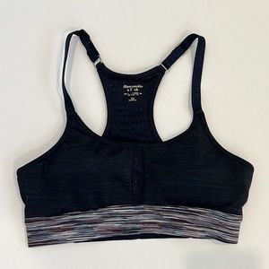 Abercrombie & Fitch Sports Bra Racer back Navy XS X-Small